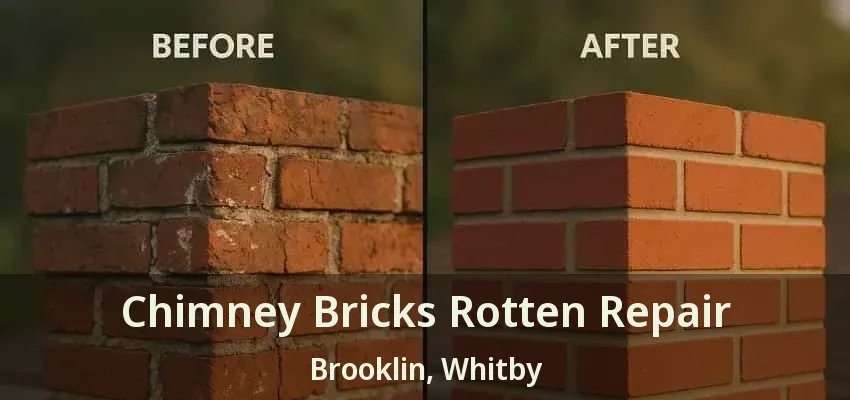 Chimney Bricks Rotten Repair Brooklin, Whitby - ON
