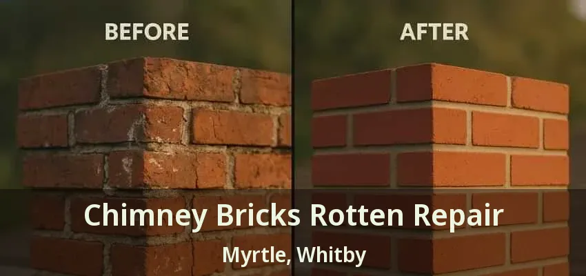 Chimney Bricks Rotten Repair Myrtle, Whitby - ON