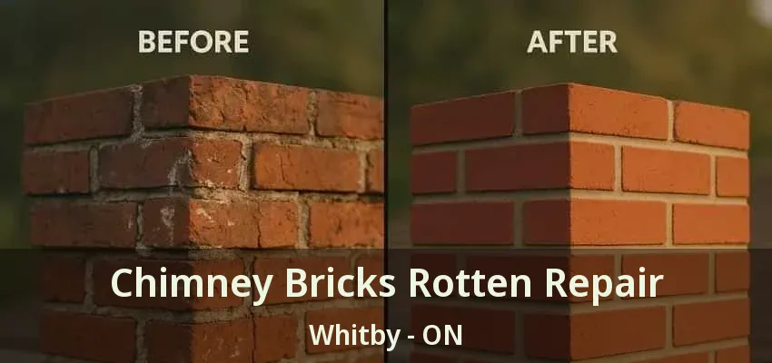 Chimney Bricks Rotten Repair Whitby - ON