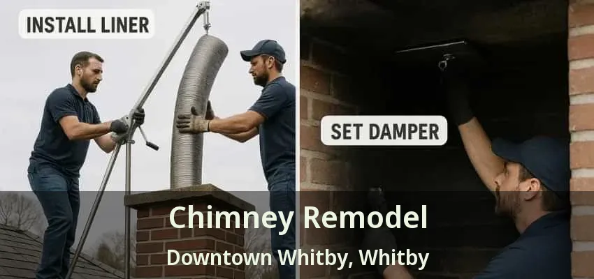 Chimney Remodel Downtown Whitby, Whitby - ON