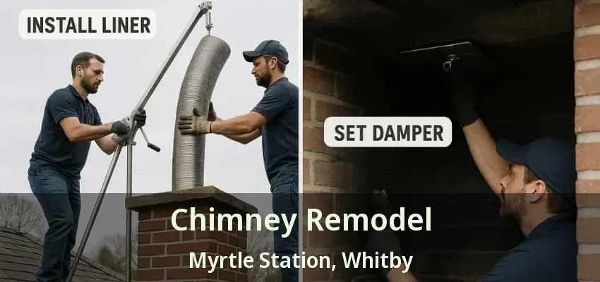 Chimney Remodel Myrtle Station, Whitby - ON