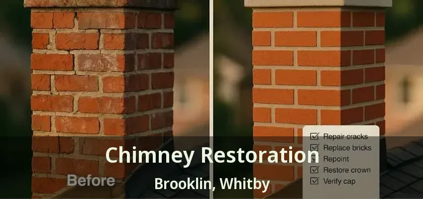 Chimney Restoration Brooklin, Whitby - ON