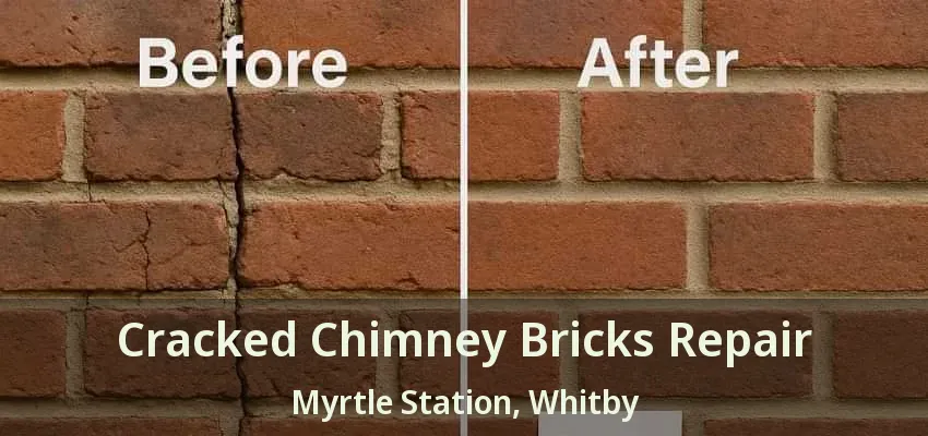 Cracked Chimney Bricks Repair Myrtle Station, Whitby - ON