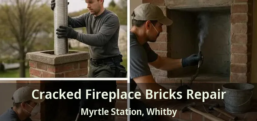 Cracked Fireplace Bricks Repair Myrtle Station, Whitby - ON