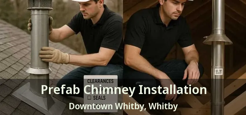 Prefab Chimney Installation Downtown Whitby, Whitby - ON