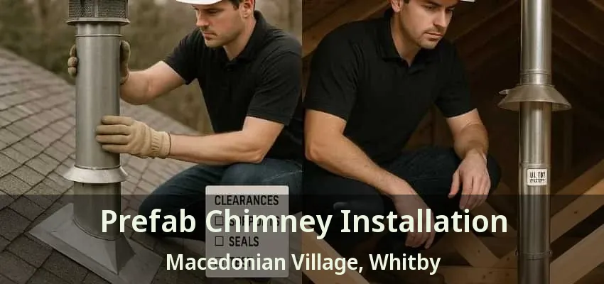 Prefab Chimney Installation Macedonian Village, Whitby - ON