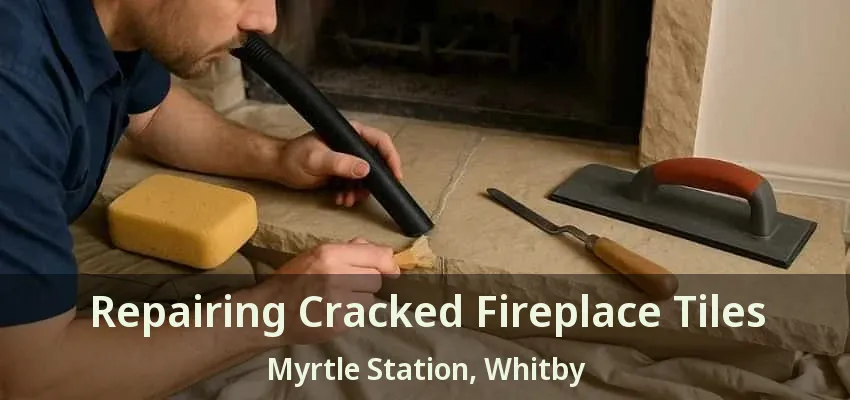 Repairing Cracked Fireplace Tiles Myrtle Station, Whitby - ON