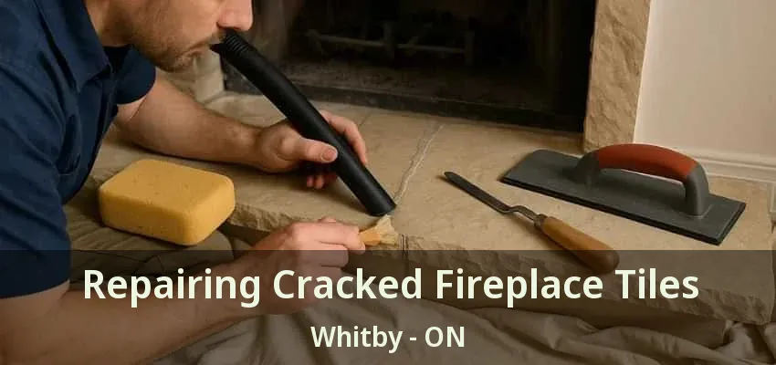 Repairing Cracked Fireplace Tiles Whitby - ON